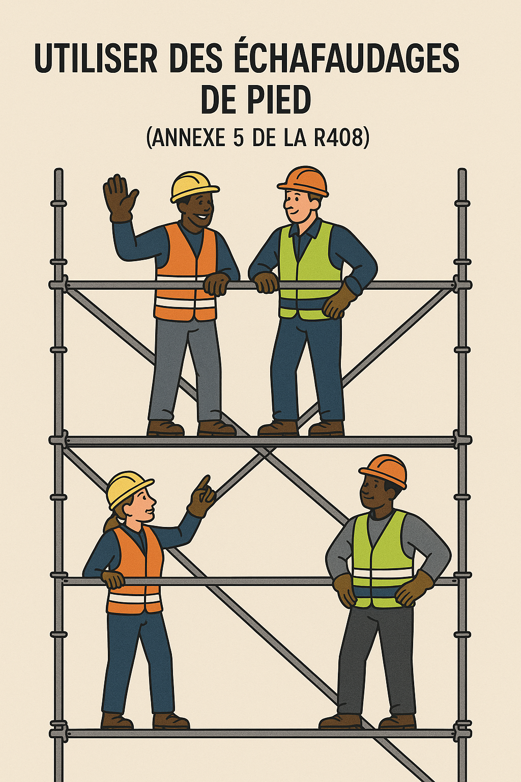 Utiliser des échafaudages de pied