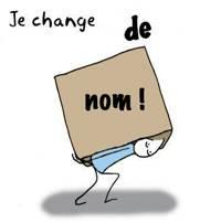 Changement de nom