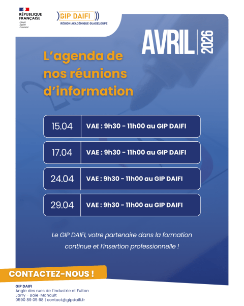 Agenda avril 2026